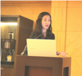 K-MOVE 사업에 대해 설명하는 최현정 코트라 홍콩사무소 담당관
