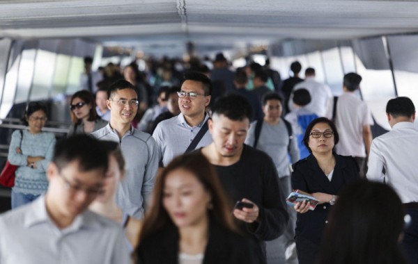 ▲ 홍콩 노동 참가율은 남성이 여성에 비해 훨씬 높다. (사진=scmp)
