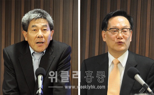 ▲ 김구환 한인회장 입후보자                  ▲ 최영우 한인회장 입후보자