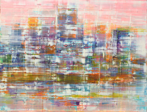 Night and the city / Choi Mi-Youn / Acrylic on canvas / 146x112 / 2009