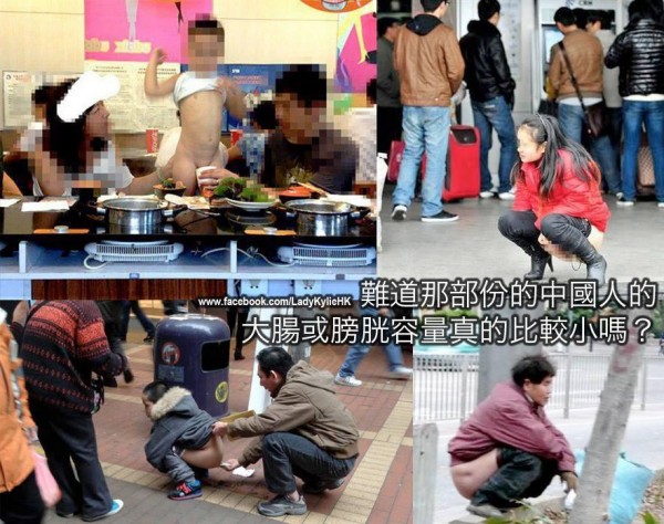 <한 페이스북에 올라온 중국 본토 관광객의 행태 >