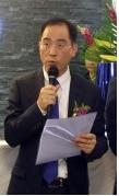 인사말을 하고 있는 홍콩 오라클 박린 대표원장