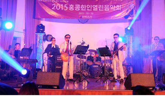 <열린음악회 마지막 무대를 장식한 ‘태풍8호’의 뜨거운 무대 >