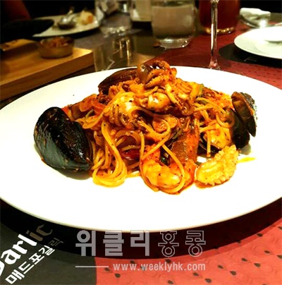‘트리플 갈릭 파스타(HK$108)’