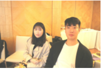 학생 인턴십에 참가한 변혜민(경북대학교 4학년)학생,신중웅(경북대학교 3학년) 학생 (사진왼쪽부터)